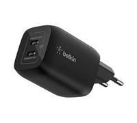 Belkin – Chargeur secteur Gaming double port USB-C 65 W, USB 3.0, recharge rapide, GaN – Noir
