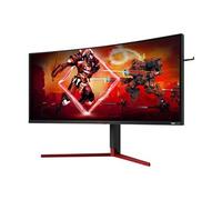 AOC AGON 3 AG353UCG écran plat de PC 88,9 cm (35") 3440 x 1440 pixels Quad HD LED Noir, Rouge