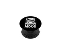 Gaming Always Puts Me in My Best Mood Funny Gamers Vintage PopSockets PopGrip Adhésif