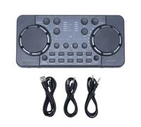 Gaming Audio Mixer Soundboard, Bluetooth Podcast Live Sound Carte, Live Broadcast Voice Changer PC DJ Mixer pour Enregistrer Le Jeu Vocal
