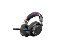 Skullcandy PLYR Casque de Gaming Multiplateforme Supra-Auriculaire Filaire, Perception Sonore Optimisée, Autonomie 24 h, Microphone IA, Compatible Xbox + Playstation + PC - Noir
