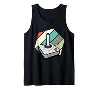Gaming Classic Controller Retro Lines Vintage Gamer Gifts Débardeur