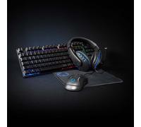 Nedis, Gaming 5-in-1 QWERTY Set avec clavier, souris & LED Headset, noir