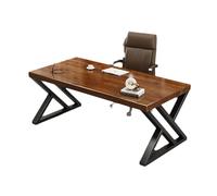 Gaming Desk Modern Solid Wood Computer Study Writing Table 160 x 80 cm Executive Workstation for Home Office