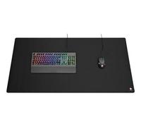 Deltaco Tapis de souris Gaming XXL – bords cousus, surface en tissu, ergonomique