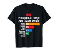 Gaming Drôle Gamer Pourquoi Je Perds Aux Jeux Vidéo T-Shirt