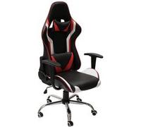 GAMING - Fauteuil de Bureau avec Piétement Chromé - Altobuy Noir