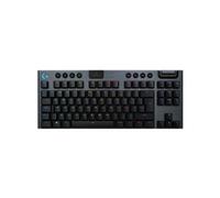 Gaming G915 TKL - Clavier - backlit - sans fil - USB, Bluetooth, 2.4 GHz - QWERTY - Espagnol - commutateur : GL Tactile - carbone