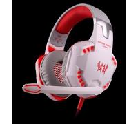 Gaming Headset Over-Ear White Kotion Each G2000 Dotopon - Fone De Ouvido Deep Bass Earphone Stereo Headphones Microphone Led Light For Pc Gamer