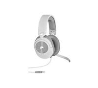 Casque gaming CORSAIR HS55 STEREO - Blanc, Micro-casque filaire jack 3,5mm