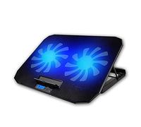 Gaming Laptop Cooler Adjustable Speed 2 USB Port and 2 Cooling Fan Laptop Cooling Pad Notebook Stand for 12-17 inch