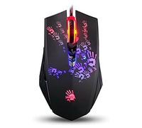 Gaming Mouse, Bloody A60 Noir Neon Infrared-micro commutateur réglable jusqu'à 4000 CPI avec Advanced arme d'accordage et macro de réglage, light Strike Plus rapide réponse moins de 1 MS, Plus rapide réponse PC Jeu Mouse by Bloody