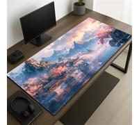 Gaming Mouse Mat Beautiful Wonderland, Large Mouse Pad 700x400mm Thickness 2MM, Improved Precision and Speed, Non-Slip Base Mousepad with Stitched Edges for Gaming, Office & Home