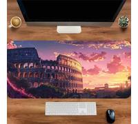 Gaming Mouse Mat Columnar Structure, Large Mouse Pad 600x400mm Thickness 2MM, Improved Precision and Speed, Non-Slip Base Mousepad with Stitched Edges for Gaming, Office & Home