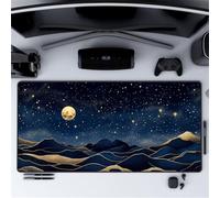 Gaming Mouse Mat Star Mountain, Large Mouse Pad 1000x500mm Thickness 2MM, Improved Precision and Speed, Non-Slip Base Mousepad with Stitched Edges for Gaming, Office & Home