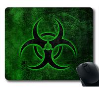 Gaming Mouse Pad, Biohazard Personalized MousePads Natural Eco Rubber Durable Design Computer Desk Stationery Accessories Gifts For Mouse Pads