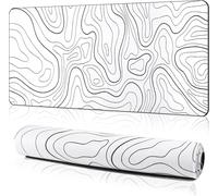 Gaming Mouse Pad,XXL 900 x 400 mm Large Gaming Mouse Pad,Non-Slip Waterproof Desk Mat,Multifunction Mouse Pad Large Desk Mat for Gamer,Computer,PC,White