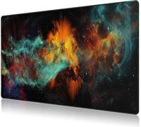 Gaming Mouse Pad XXL Large Desk Mat Non-Slip Rubber Base Washable Durable Woven Edges for Optical Laser Gaming Mouse