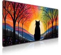 Gaming Mouse Pad,XXL Mouse Pad 900 x 400 (35.4 x 15.7 Inch) (Rainbow)
