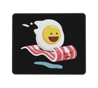 Gaming Mousepad, Bacon Et Œufs Tapis De Souris Gaming Antidérapante Tapis De Souris Gamer Stable Gamer Mouse Pad pour Bureau Souris 25X30Cm