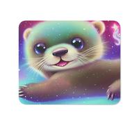 Gaming Mousepad, Banque Castor Tapis De Souris Gaming Moderne Souris De Gaming Durable Tapis De Souris Gamer pour Ordinateur Bureau 25X30Cm