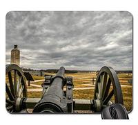 Gaming Mousepad, Canon De Champ De Bataille De Gettysburg en Pennsylvanie Tapis De Souris De Jeu Antidérapante Mousepad Portable Souris De Bureau pour Pc Souris Jeux 25X30Cm