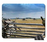 Gaming Mousepad, Canon De Champ De Bataille De Gettysburg en Pennsylvanie Tapis Souris Antidérapante Mouse Pad Optimisé Tapis De Bureau pour Professionnels Jeux Pc 25X30Cm