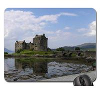 Gaming Mousepad, Château Eilean Donan Ecosse Loch Highlands Mouse Pad Antidérapante Mousepad Optimisé Souris De Bureau pour Jeux Ordinateur Professionnels 25X30Cm