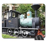 Gaming Mousepad, Train Train À Vapeur Locomotive À Vapeur Moteur Ferroviaire Tapis De Souris Antidérapante Tapis Souris Portable Tapis De Bureau pour Souris Ordinateur Jeux 25X30Cm
