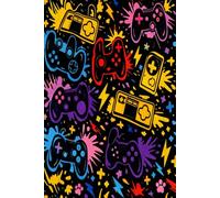 Gaming Notebook (6x9): Cool Video Game Controller Journal for Gamers | Graph Paper Notebook for School, Math and Notes | Gamer Gift for Boys and Teens | 100 Pages