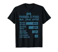 Gaming Pourquoi Je Perds Aux Jeux Vidéo Garçons Gamer T-Shirt