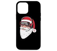 Gaming Santa Loading Xmas Vibes Père Noël Noël Gamer Amusant Coque pour iPhone 12 Mini