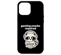 Gaming Snacks Required Raton Laveur Gamer Coque pour iPhone 12 Pro Max