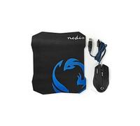Gaming - Souris - ergonomique - pour droitiers - optique - 6 boutons - filaire - USB 2.0 - noir