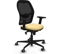 Piqueras y Crespo Chaise de bureau pour télétravail et travail, avec dossier fixe, soutien lombaire 1D, bras 2D, mécanisme synchrone 5 positions, jusqu'à 120 kg, 8 heures d'utilisation, couleur