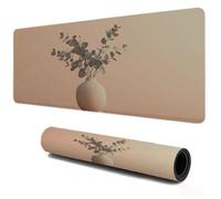 Gaming Tapis de Souris 500x250, Mousepad Vase Plante, Portable Mouse Pad à Bords Cousus, Antidérapant Tapis Caoutchouc, Tapis Déco Bureau pour PC, Ordinateur, Travail, Idée Cadeau pour Famille S-247