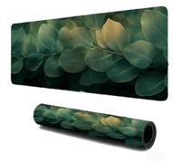 Gaming Tapis de Souris 500x250, Mousepad Vert Plante, Portable Mouse Pad à Bords Cousus, Antidérapant Tapis Caoutchouc, Tapis Déco Bureau pour PC, Ordinateur, Travail, Idée Cadeau pour Famille S-327