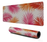 Gaming Tapis de Souris 600x300, Mousepad Rose Plante, Portable Mouse Pad à Bords Cousus, Antidérapant Tapis Caoutchouc, Tapis Déco Bureau pour PC, Ordinateur, Travail, Idée Cadeau pour Famille S-121