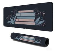 Gaming Tapis de Souris 800x400, Mousepad Livres Plante, Portable Mouse Pad à Bords Cousus, Antidérapant Tapis Caoutchouc, Tapis Déco Bureau pour PC, Ordinateur, Travail, Idée Cadeau pour Famille S-409