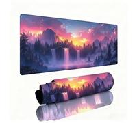 Gaming Tapis de Souris Automne Grand Tapis de Souris 700x300x3mm Mouse Pad Rêve Surface Lisse avec Une Base Caoutchouc Antidérapante sous Main Bureau Accessoire Gaming pour Gamer Maison Bureau W1-585