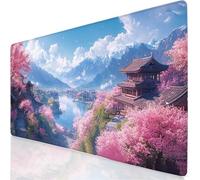 Gaming Tapis de Souris Mer Tapis de Souris XXL 600x400x3mm, Tour du Tambour Mouse Pad pour Clavier et Bureau, avec Bords Surpiqués et Dos Antidérapant sous Main Bureau, pour Gamer Cadeau Homme YG-992