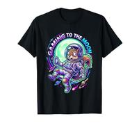 Gaming to The Moon Squirrel Astronaute Drôle Sci-FI Meme T-Shirt
