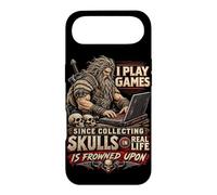 Gaming Warrior Collecting Skulls, Jeu PC, MMO, RPG, Gamer Coque pour iPhone Air