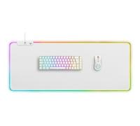 GAMING - WHITE LINE WMP90 - Tapis de souris XL RGB, épaisseur 4mm, 900x360mm
