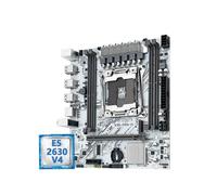 Gaming WiFi Fit for Machinist Blanc X99 PR9-H Carte Mère Combo Intel Xeon E5 2630 V4 LGA 2011-3 CPU DDR4 16 GO RAM NVME m.2 kit en Option(Motherboards)