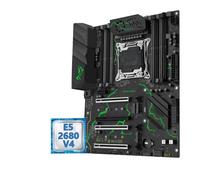 Gaming WiFi Fit for Machinist X99 MR9S kit de Carte mère LGA2011-3 Xeon E5 2680 V4 CPU 32GB DDR4 Quatre canaux TPM 2.0 Interface NVME M. USB3(Motherboards)