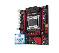 Gaming WiFi Fit for Machinist X99 RS9 Carte mère Kit en Option Ensemble LGA 2011-3 Intel Xeon E5 2680 V3 CPU DDR4 16GB RAM Quatre canaux mémoire USB3.0(Motherboards)