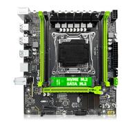 Gaming WiFi Kit de Carte mère Fit for ZSUS X99 P4 avec processeur Intel LGA2011-3 Xeon E5 2640 V4 DDR4 16 go (1 * 16 go) mémoire RAM 2133MHZ NVME M.2 SATA
