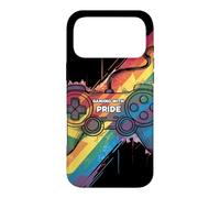Gaming with Pride Rainbow Manette de Console de Jeu vidéo Gay Coque pour iPhone 17 Pro Max