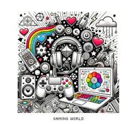 Gaming World!!!: Tauche in die Welt der Teenager Jungs und Mädchen ein! Du willst ein großer Gamer/in werden? Dann mal dich ans Ziel und werde Erster/e.